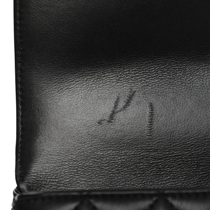 Chanel Calfskin Strass Quilted Mini Coco Handle Flap Black 10 of 10