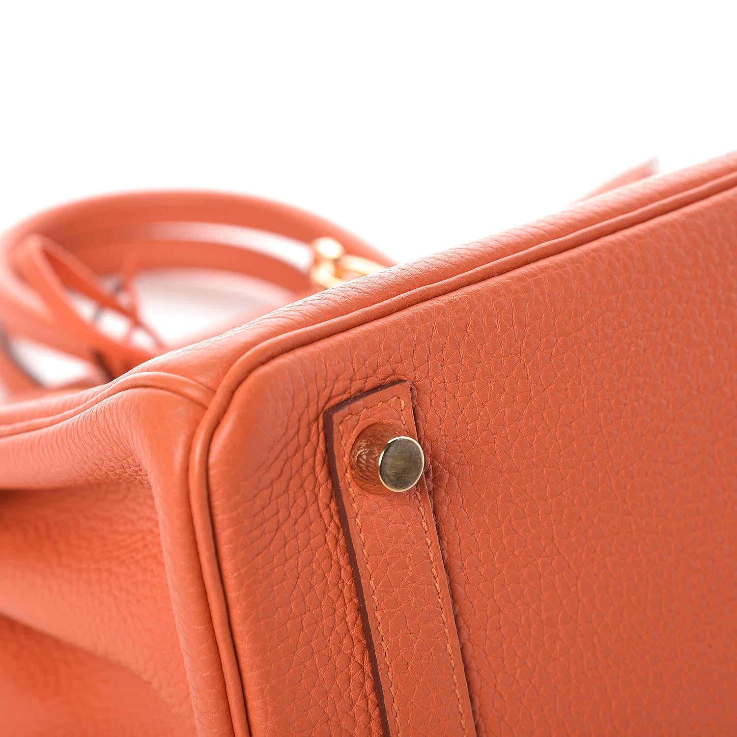 Hermes Togo Birkin 25 Feu 16 of 36