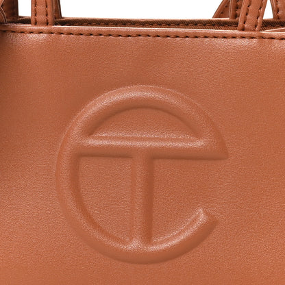 Telfar Vegan Leather Small Shopping Bag Tan 7 of 9