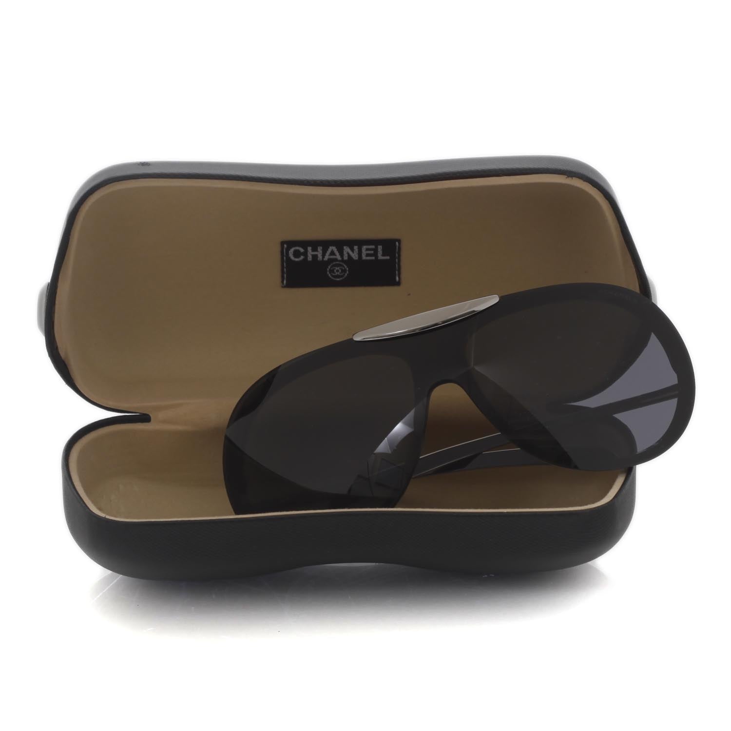Chanel Aviator Sunglasses 6006 Black 13 of 13