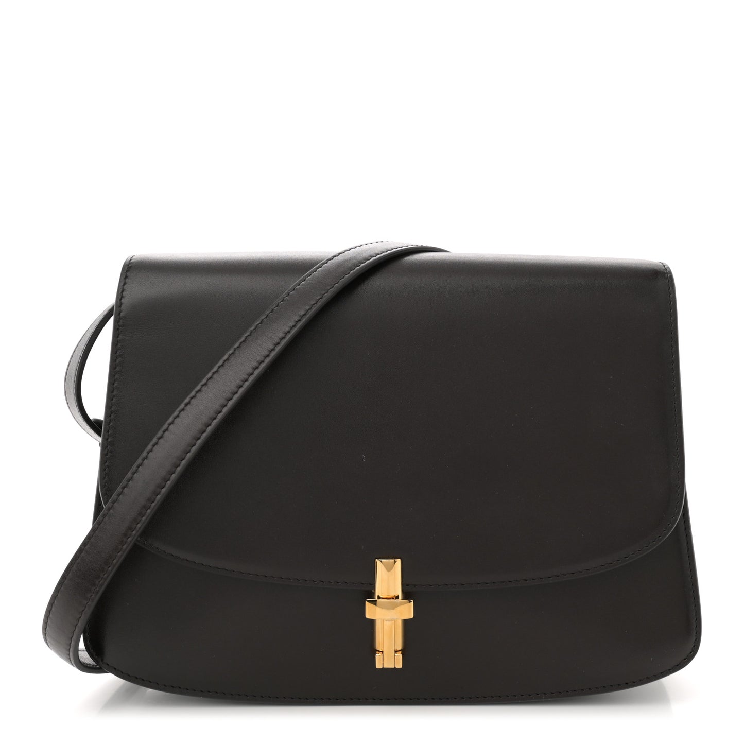 Sleek Calfskin The Sofia 10 Crossbody Stone