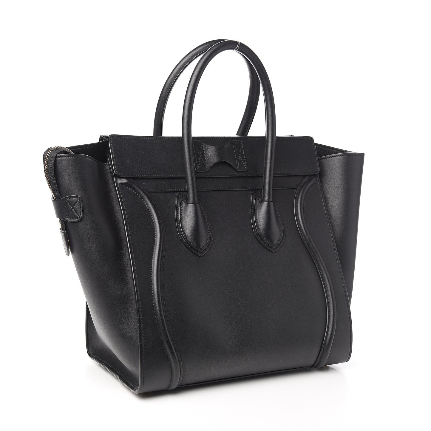Smooth Calfskin Mini Luggage Black