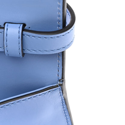 Gucci Calfskin Embroidered Medium Sylvie Top Handle Bag Clear Sky Blue 13 of 13
