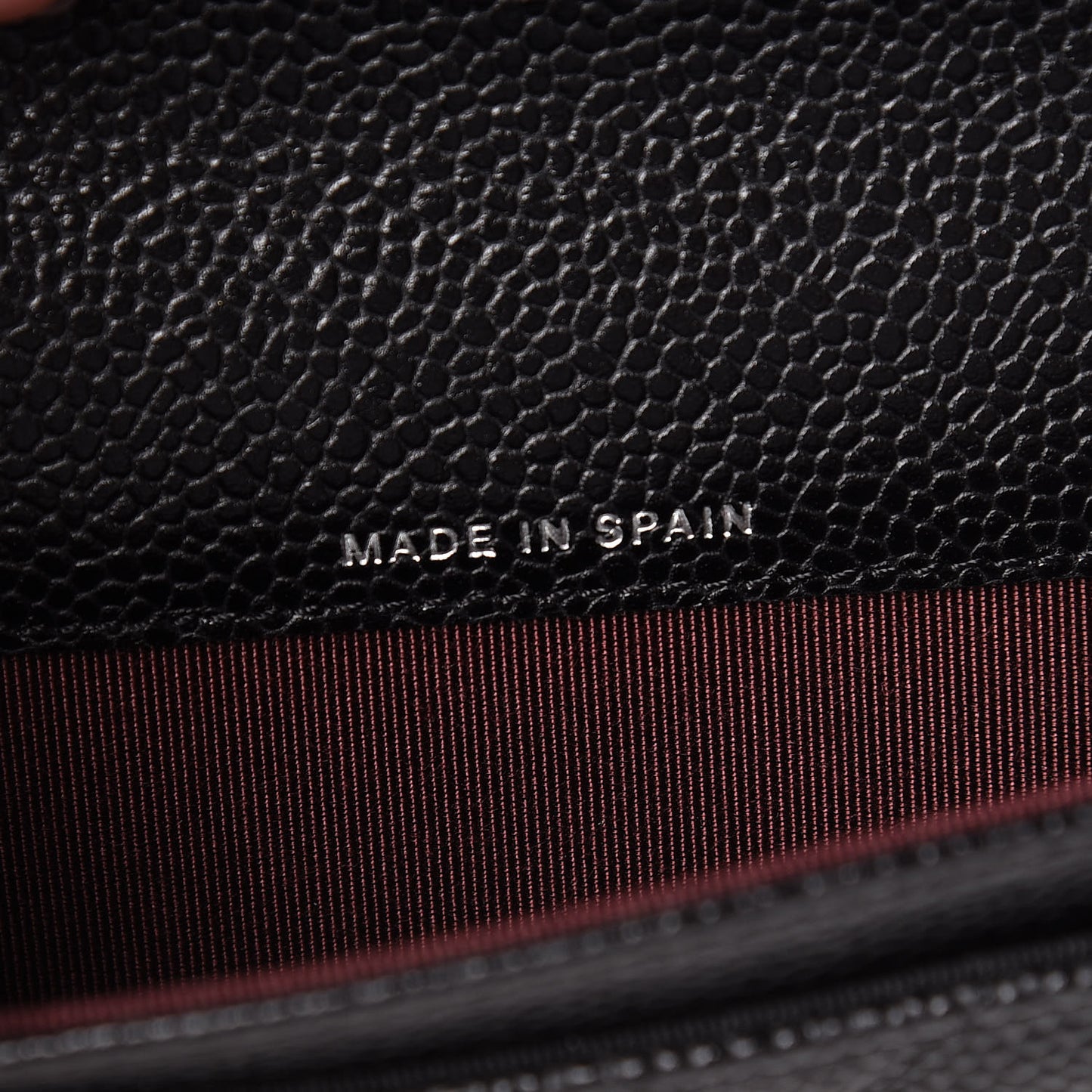 Caviar Quilted Flap Card Holder Black
