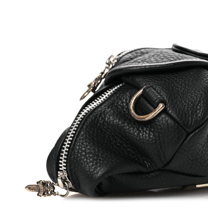 Chrome Hearts Grained Calfskin Mini Snat Pack Gunslinger Waist Bag Black 7 of 13
