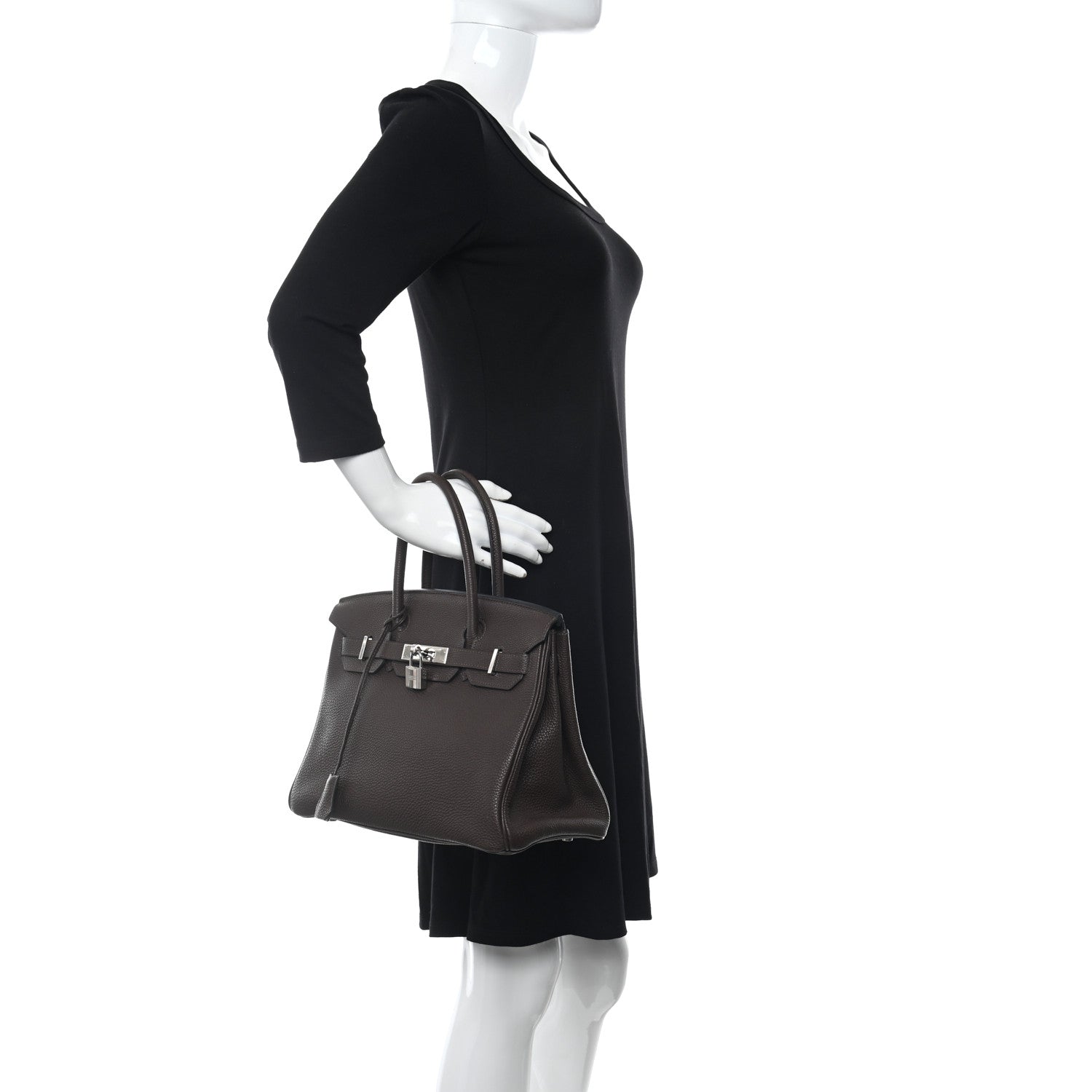 Hermes Togo Birkin 30 Chocolate 2 of 10