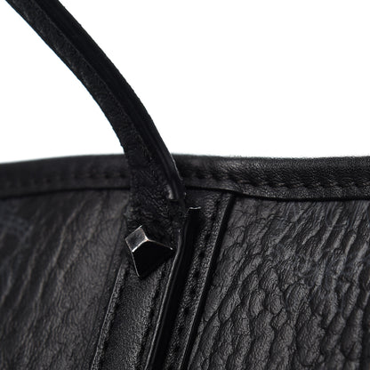 MCM Visetos Medium Anya Zip Top Shopper Tote Black 14 of 16