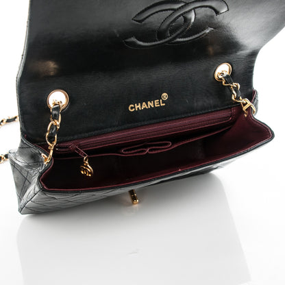 Chanel Lambskin Quilted Small Single Flap Black 5 of 10