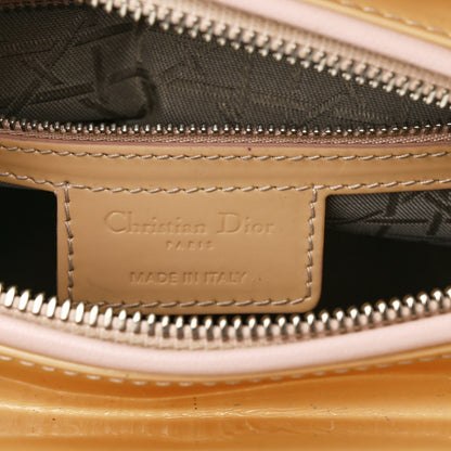 Christian Dior Patent Cannage Medium Lady Dior Beige 6 of 15