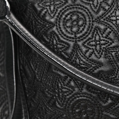 Louis Vuitton Monogram Lambskin Antheia Ixia MM Black 15 of 16