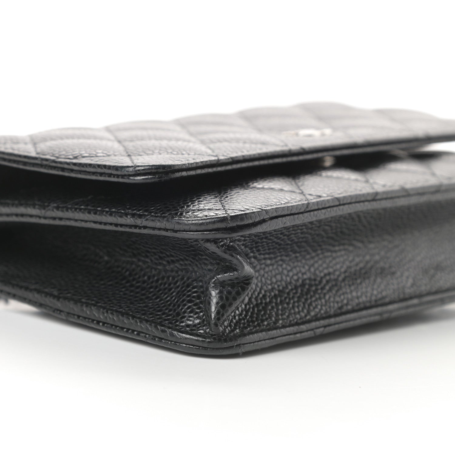 Chanel Caviar Quilted Wallet On Chain WOC Black 10 of 12