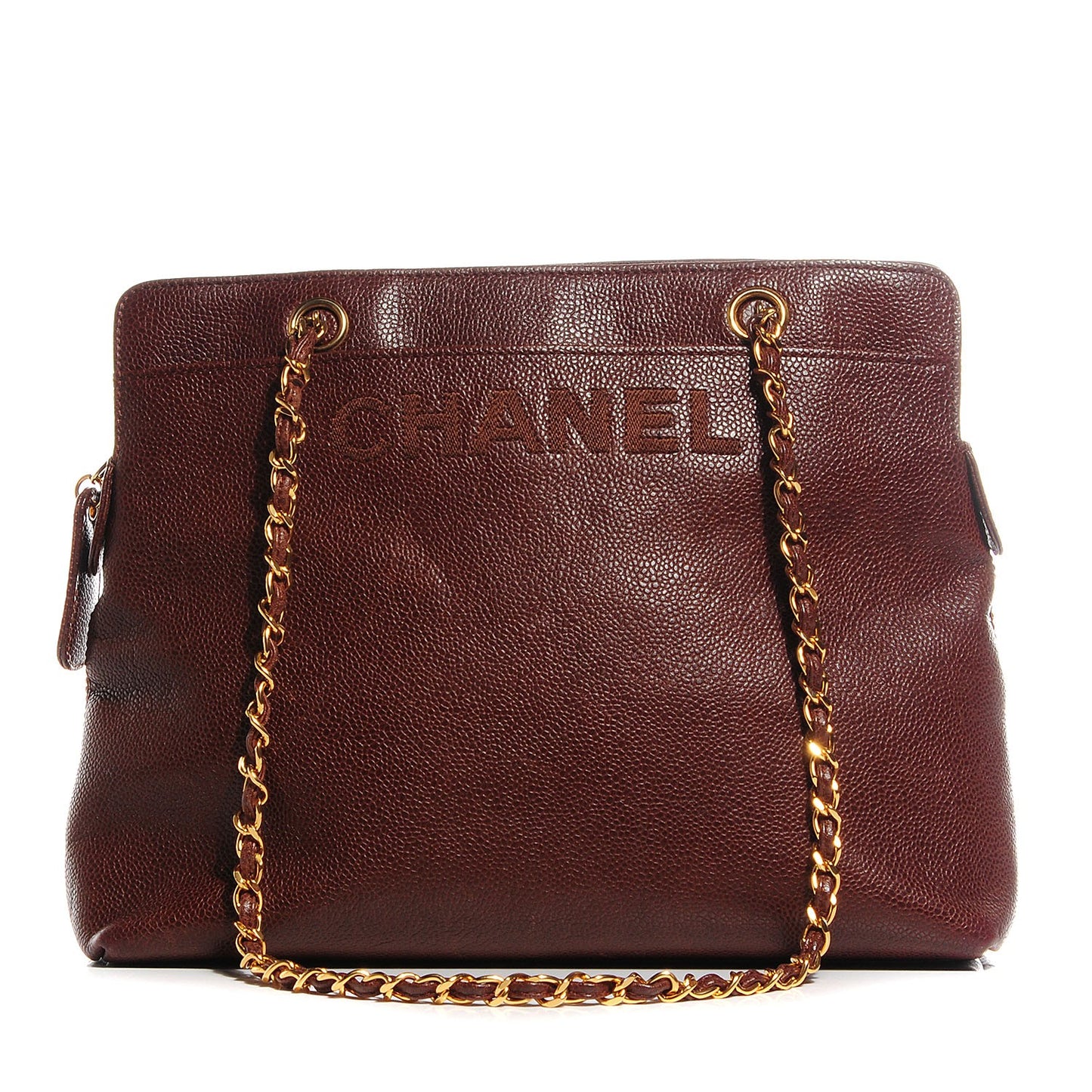 Caviar Shoulder Bag Brown
