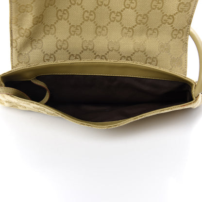 Gucci Monogram Medium Shoulder Bag Beige 6 of 16