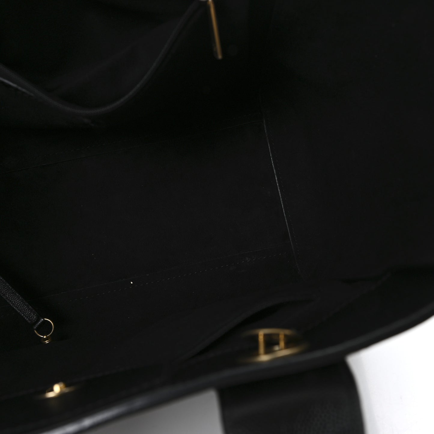 Caviar Small Studded Deauville Tote Black
