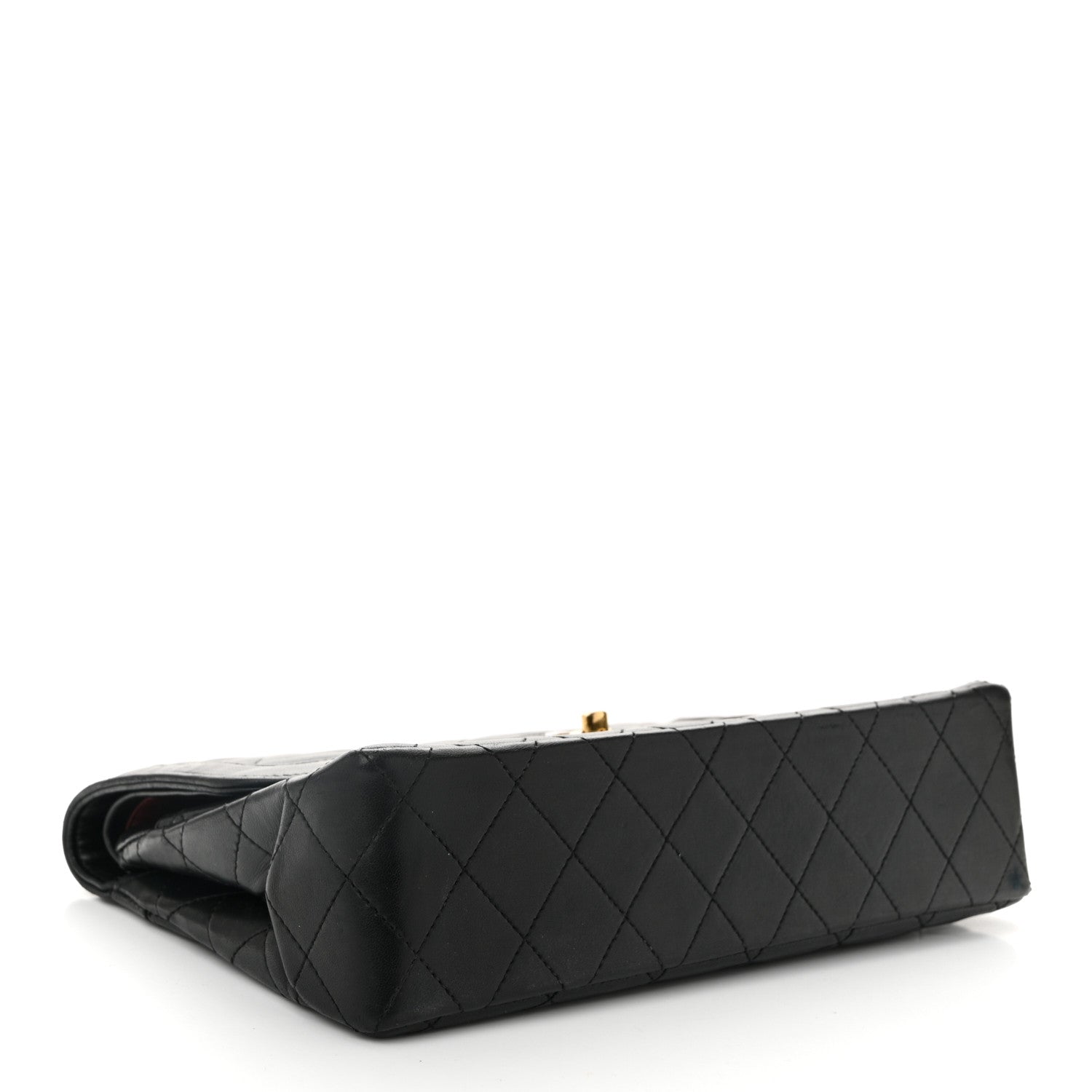 Chanel Lambskin Quilted Medium Double Flap Bag Black 4 of 11