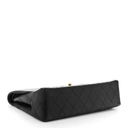 Chanel Lambskin Quilted Medium Double Flap Bag Black 4 of 11