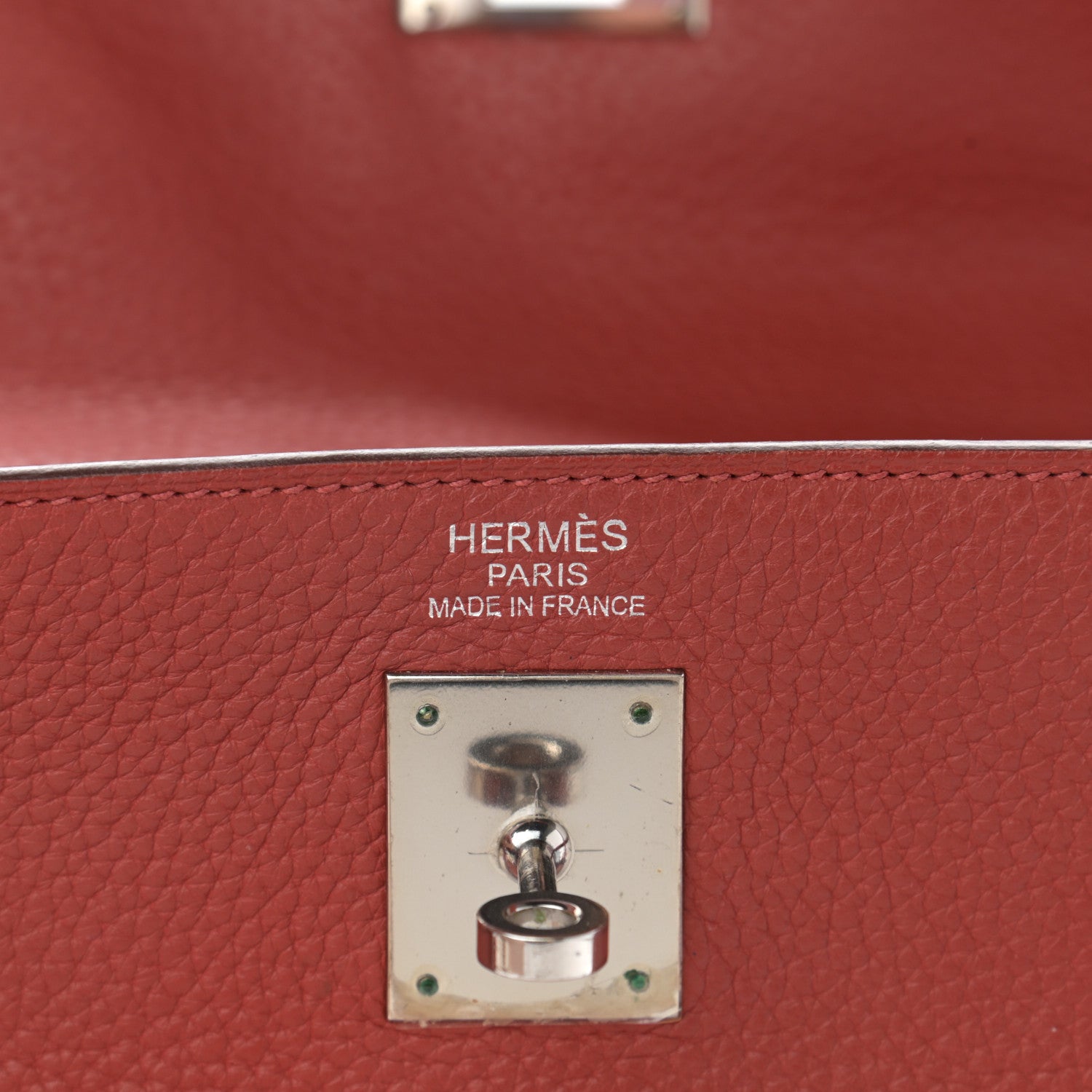 Hermes Togo Kelly Retourne 35 Rouge Venetian 6 of 17