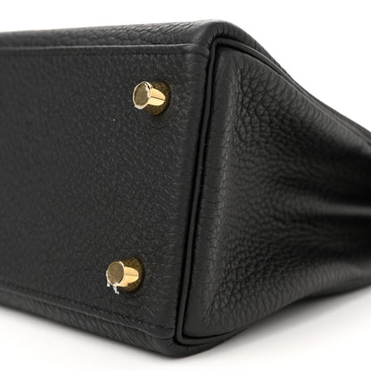 Hermes Togo Kelly Retourne 25 Black 10 of 11