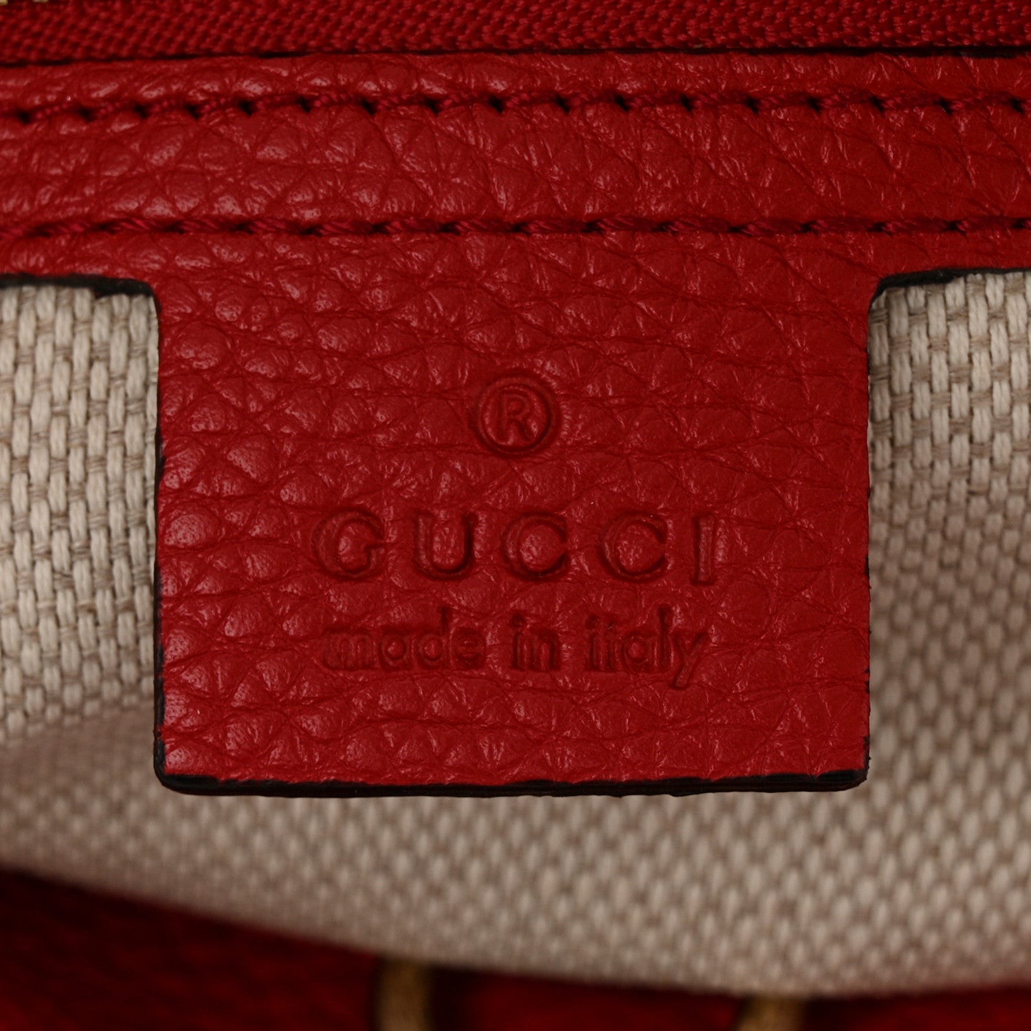 Gucci Cellarius Calfskin Medium Soho Chain Shoulder Bag Red 6 of 10
