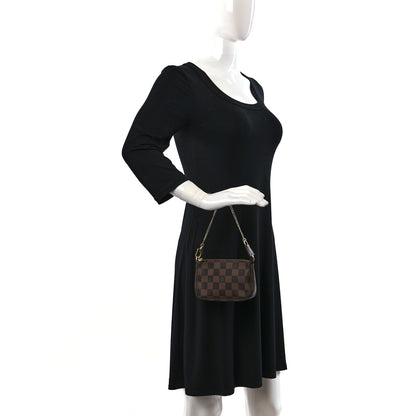 Louis Vuitton Damier Ebene Mini Pochette Accessories 2 of 8