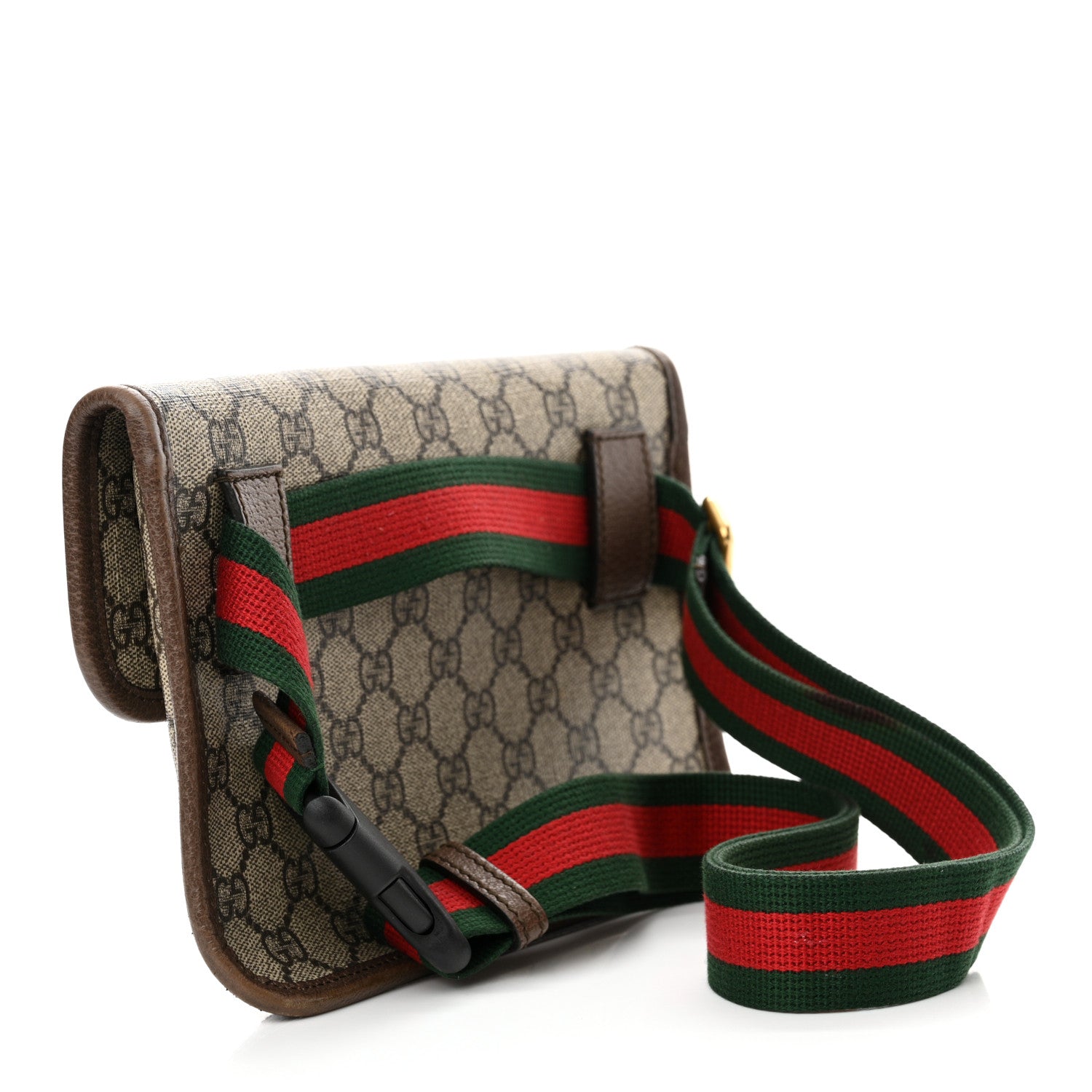 Gucci GG Supreme Monogram Neo Vintage Web Belt Bag Brown 3 of 14