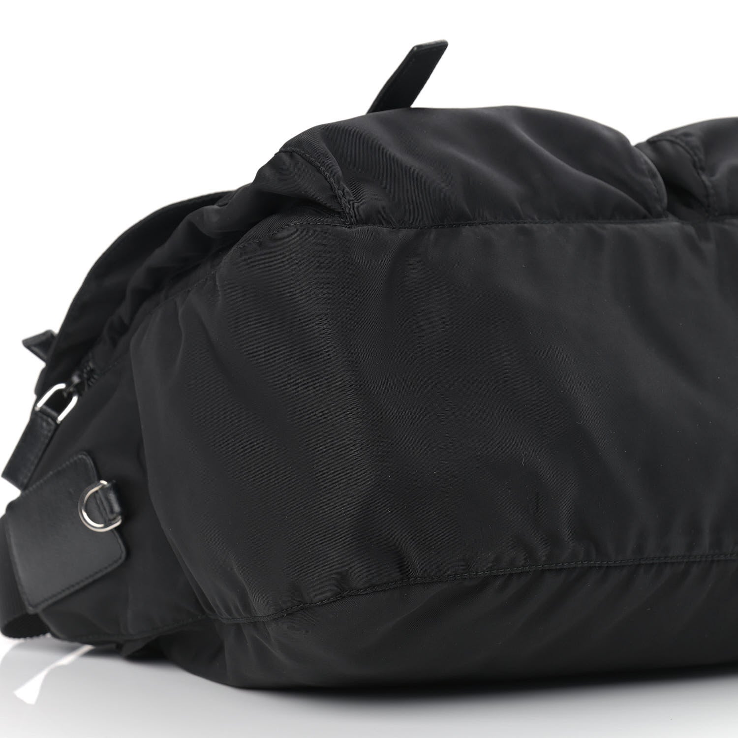Prada Nylon Vela Messenger Bag Black 4 of 13