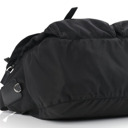 Prada Nylon Vela Messenger Bag Black 4 of 13
