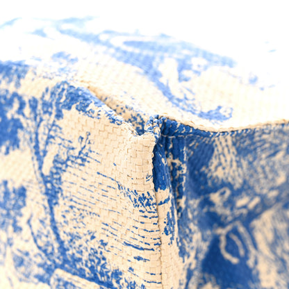 Christian Dior Straw Dioriviera Tote Blue 10 of 12