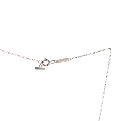 Tiffany Sterling Silver Small T Smile Pendant Necklace 4 of 4