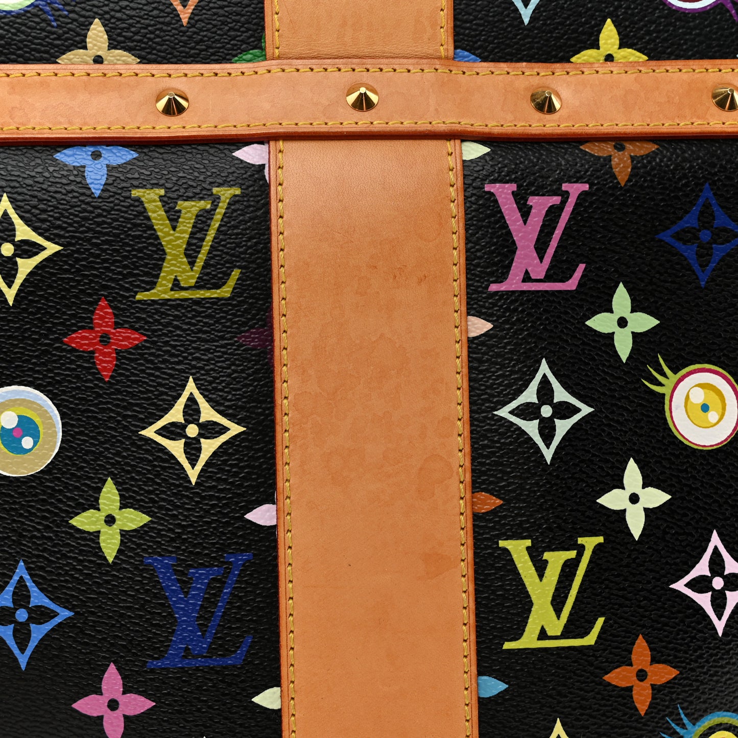 Monogram Multicolor Murakami Eye Love You Black