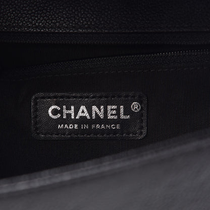 Chanel Caviar Quilted New Medium Boy Flap Black 8 of 10