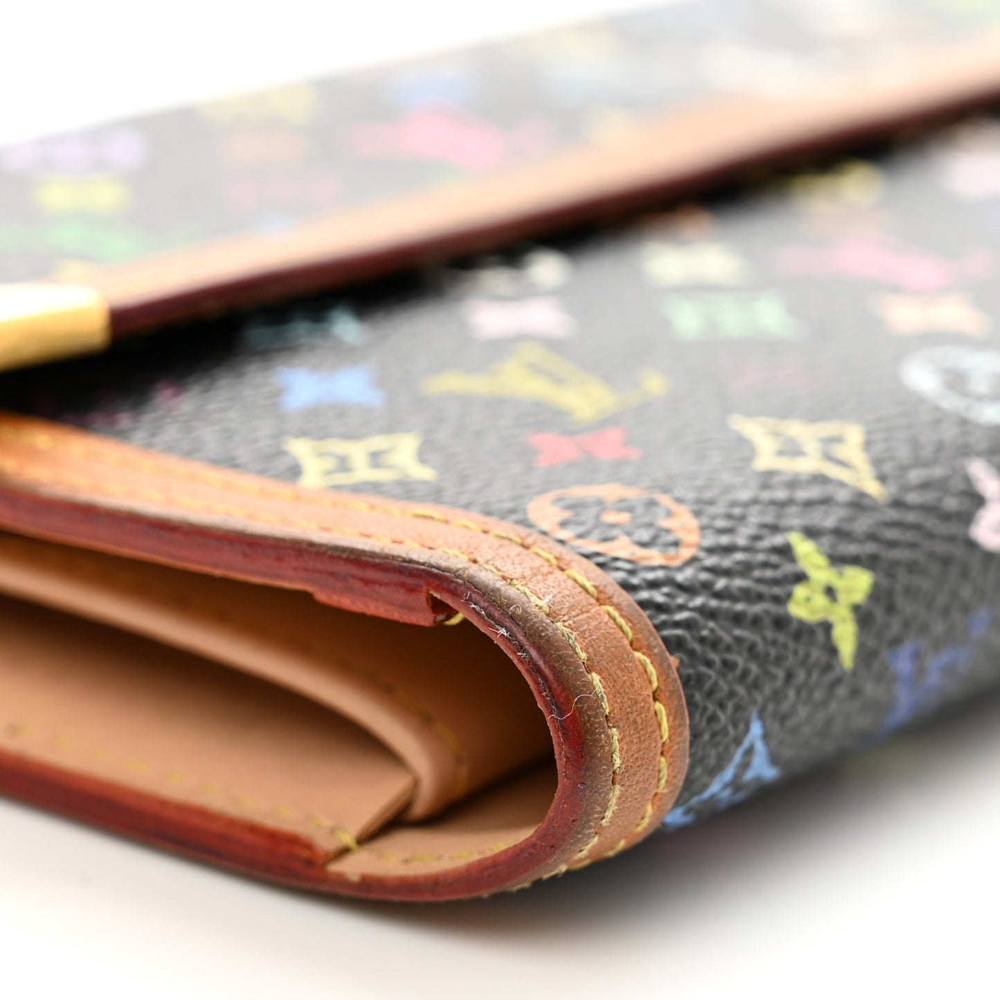 Monogram Multicolor Porte Tresor International Wallet Black