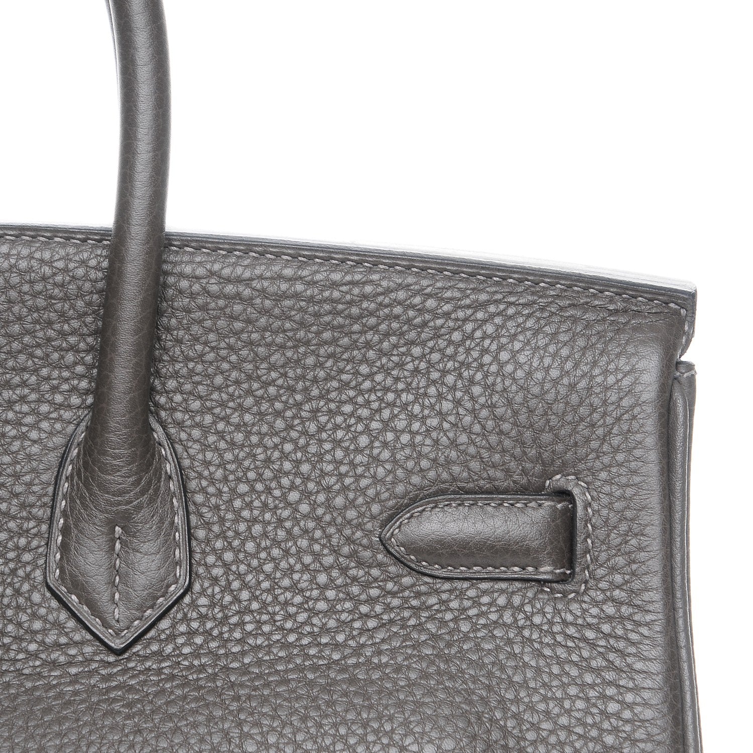 Hermes Taurillon Clemence Birkin 35 Graphite 10 of 24