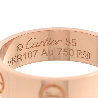 Cartier 18K Pink Gold 5.5mm LOVE Ring 55 7.25 4 of 4