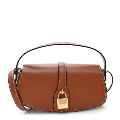 Celine Smooth Calfskin Tabou Clutch on Strap Tan 1 of 9