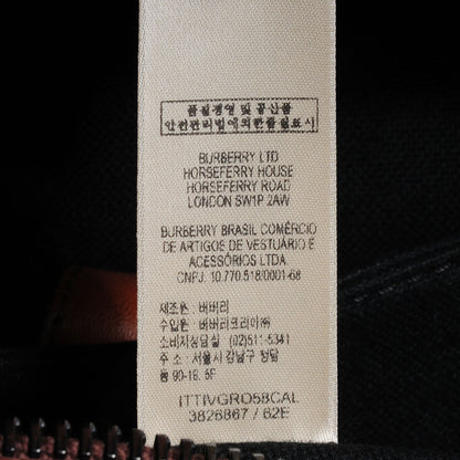 Burberry Haymarket Check Leighton Business Bag Dark Ochre 9 of 9