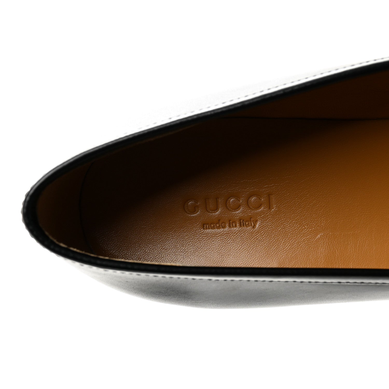 Gucci Calfskin Womens Jordaan Loafers 39 Black 7 of 10