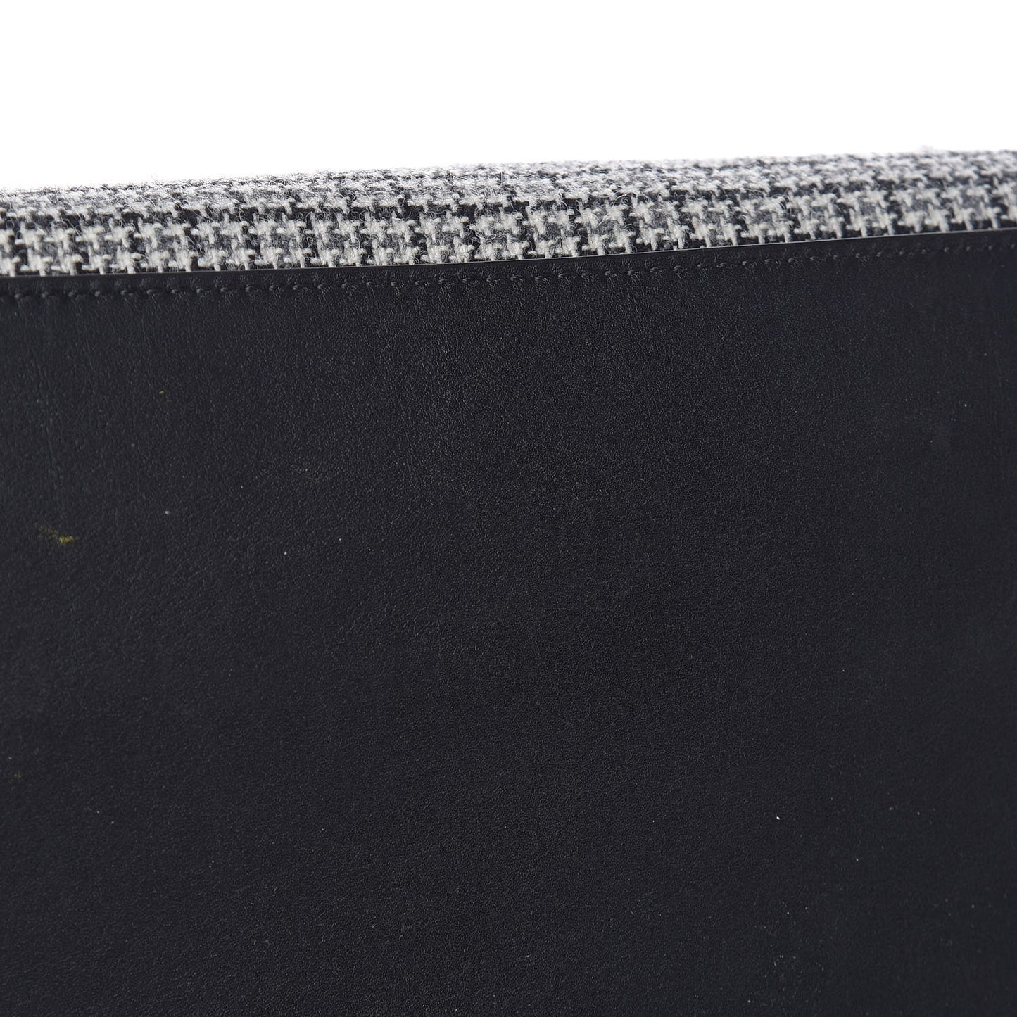 Tweed Smooth Calfskin Medium Big Bag Black