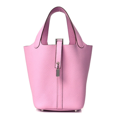 Hermes Taurillon Clemence Picotin Lock 18 PM Mauve Sylvestre 1 of 11