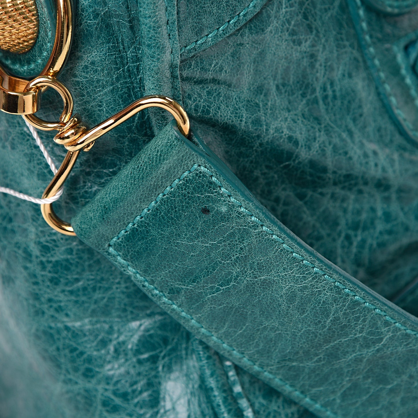 Agneau Giant 21 Gold Hardware City Aquamarine