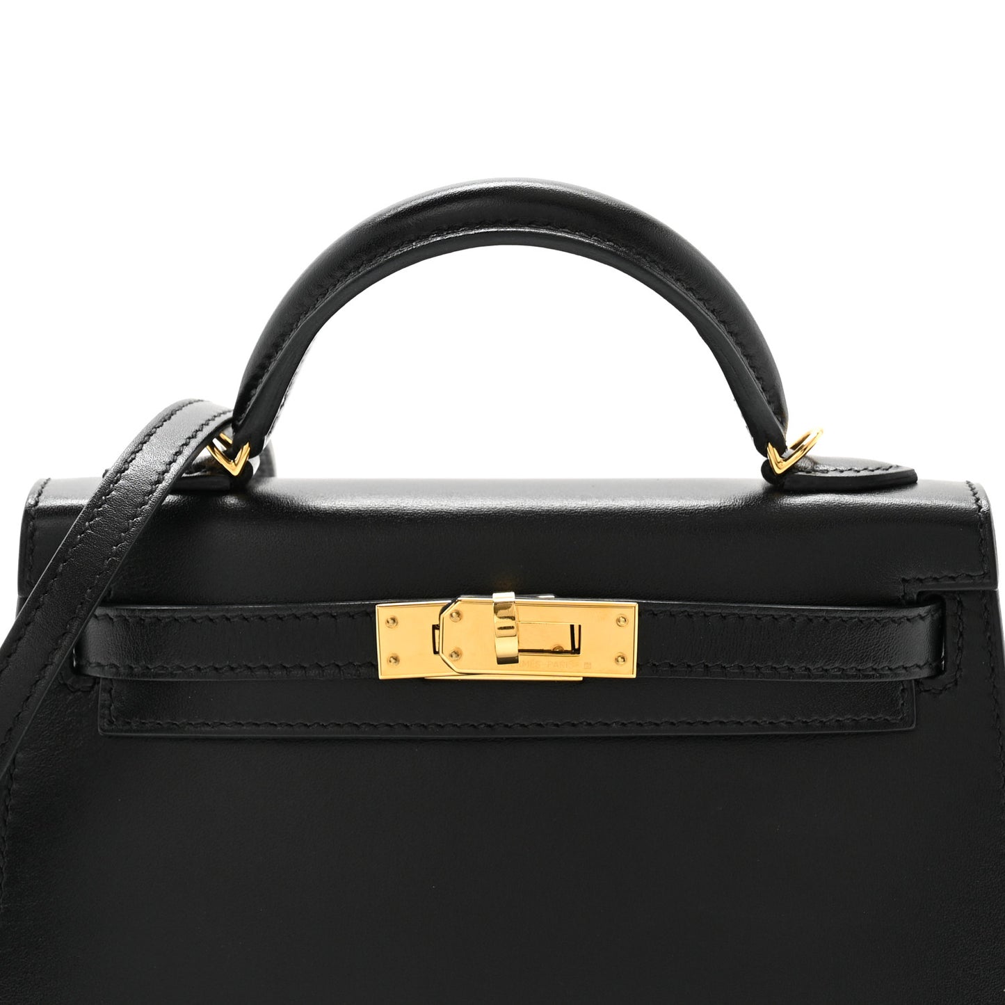 Tadelakt Mini Kelly Sellier 20 Black