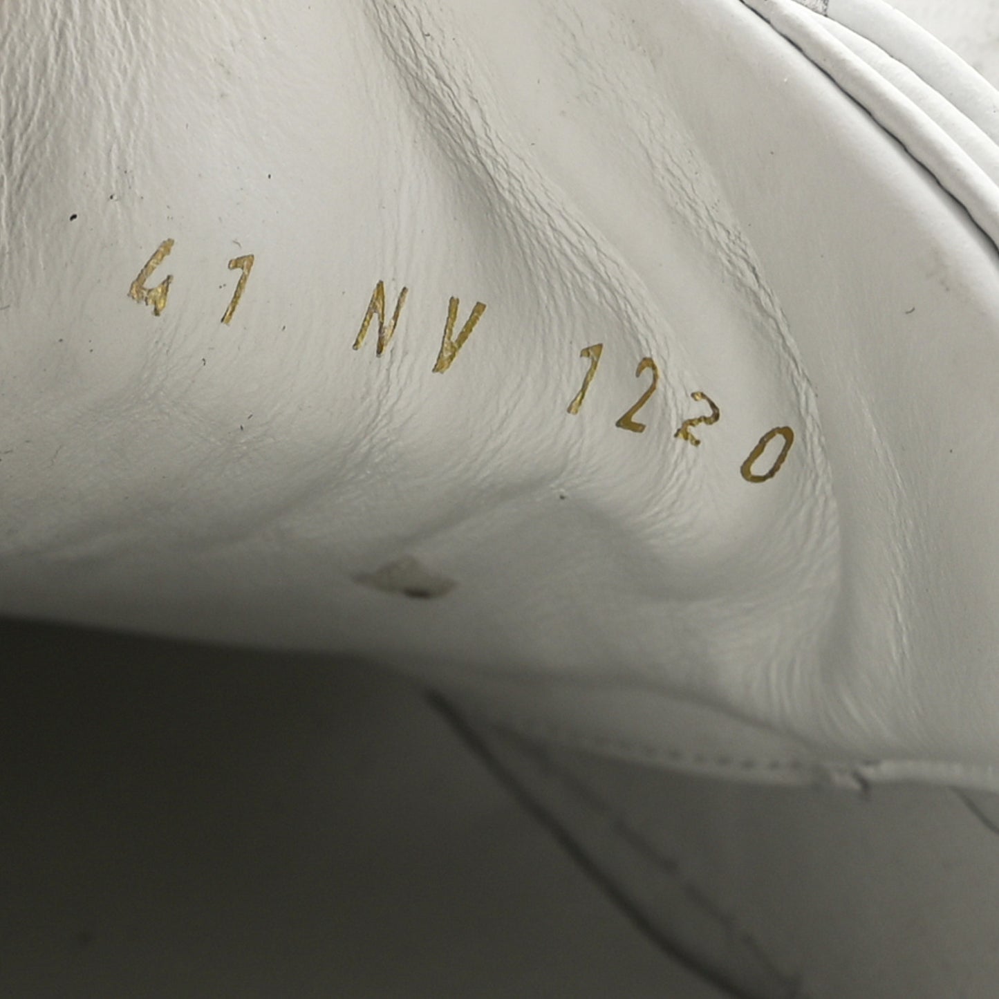 Calfskin Monogram Debossed Time Out Sneakers 41 White Silver