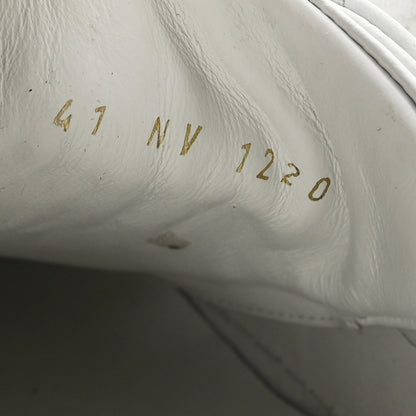 Louis Vuitton Calfskin Monogram Debossed Time Out Sneakers 41 White Silver 7 of 7