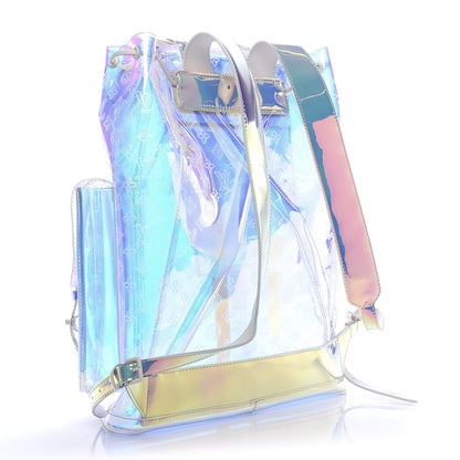 Louis Vuitton PVC Monogram Christopher Backpack GM Iridescent Prism 2 of 8