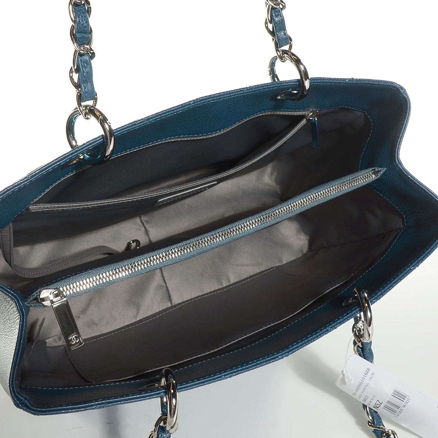 Caviar Grand Shopping Tote GST Dark Blue