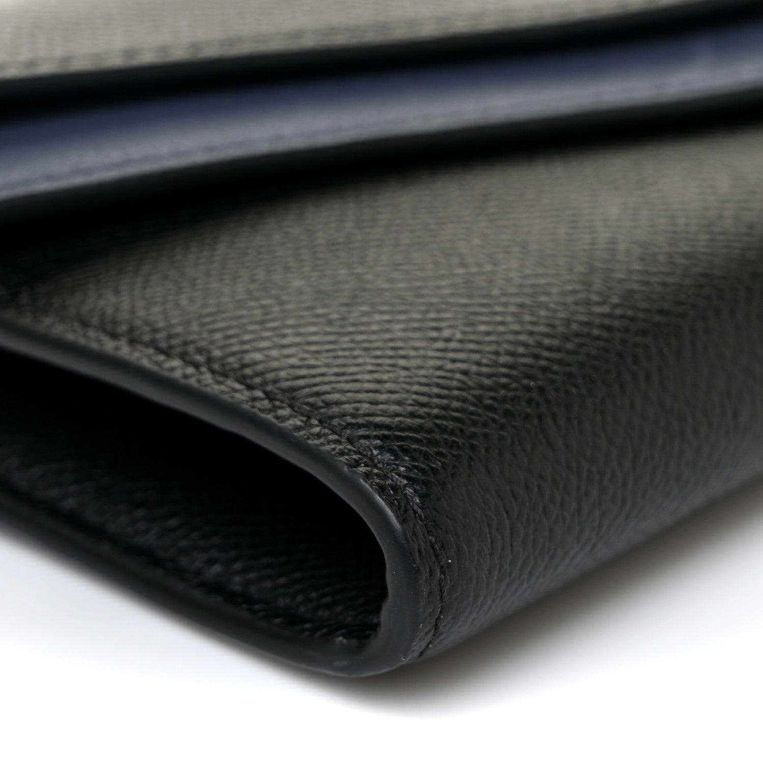 Mulberry Grained Calfskin Multiflap Chain Wallet Black 8 of 13