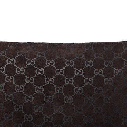 Gucci Suede Monogram Hobo 10 of 10