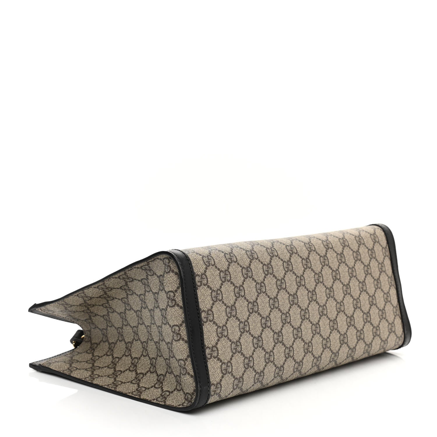 Gucci GG Supreme Monogram Medium Padlock Tote Black 4 of 10
