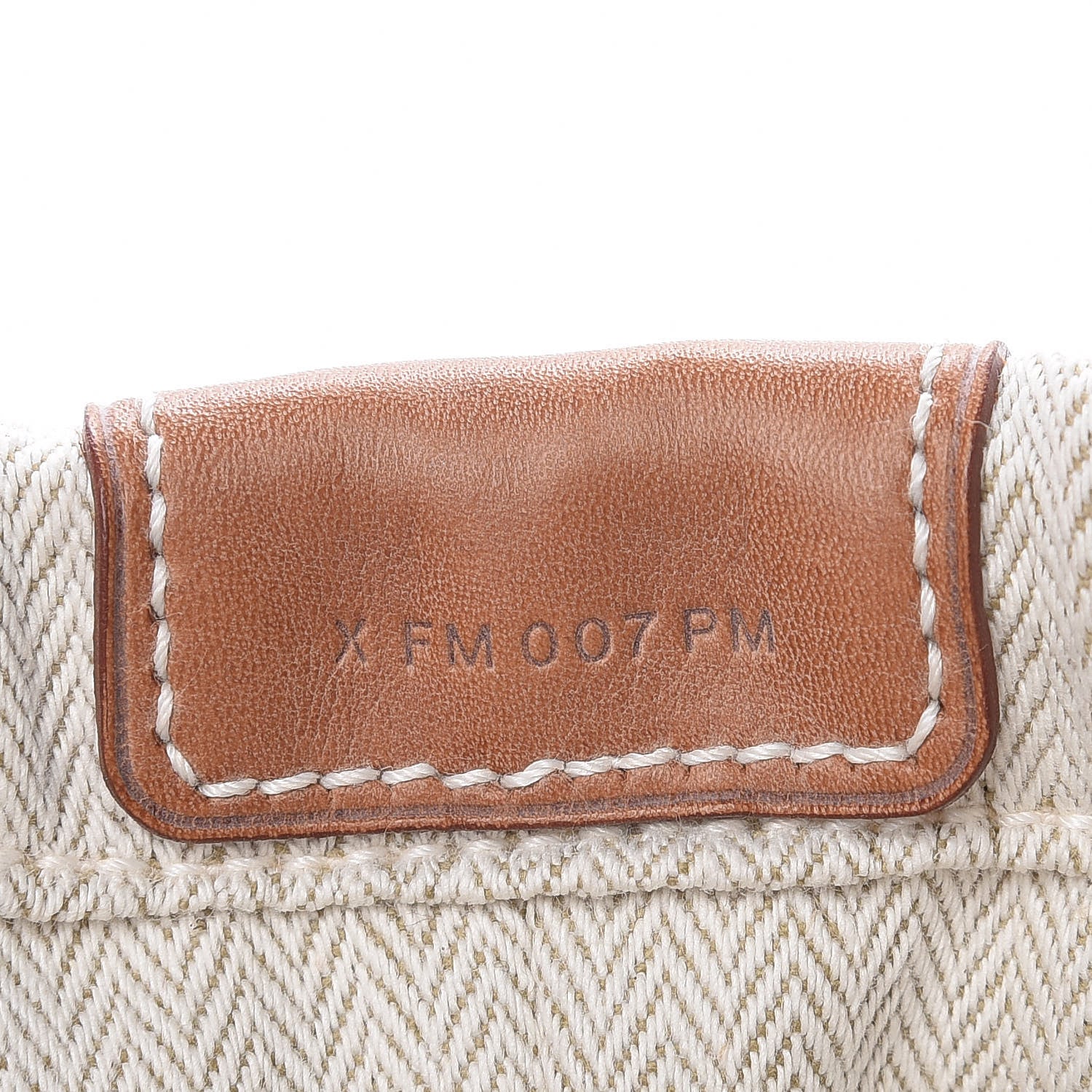 Hermes Canvas Barenia Fourbi 20 PM Pouch Naturel Fauve 9 of 10
