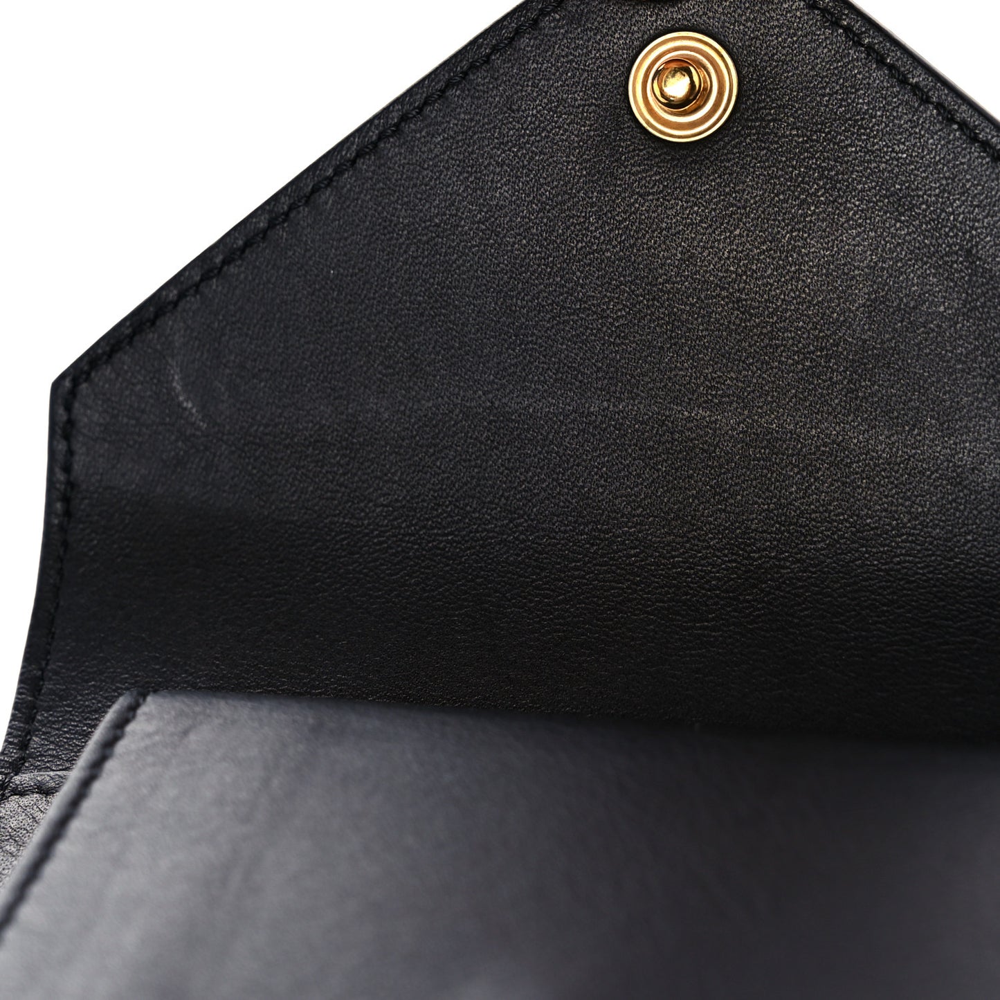 Smooth Calfskin Pocket Card Holder Army Green